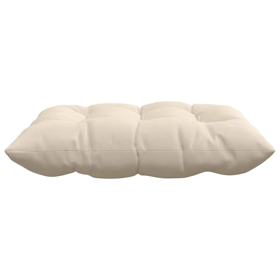 Coussins de siège 4 pcs Beige 40 x 40 x 6 cm Microfibre - 6