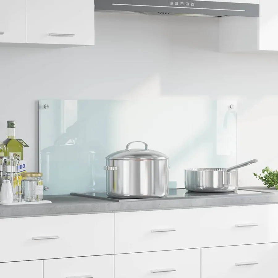 Crédence de cuisine Lait 100 x 40 cm verre trempé
