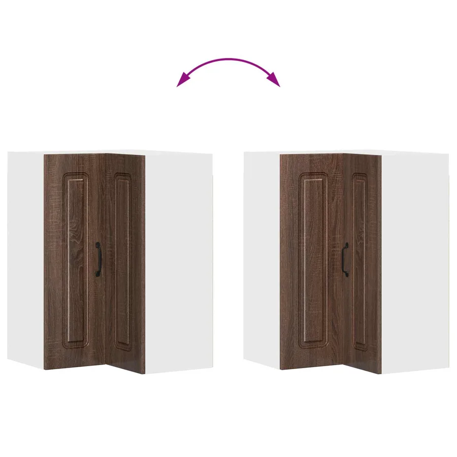 Panneau de lave-vaisselle Kalmar Chêne brun 57 x 57 x 80 cm - 11