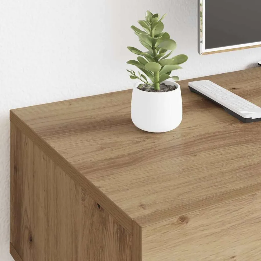 Meuble TV 150 x 36 x 30 cm chêne artisanal Bois d'ingénierie - 4
