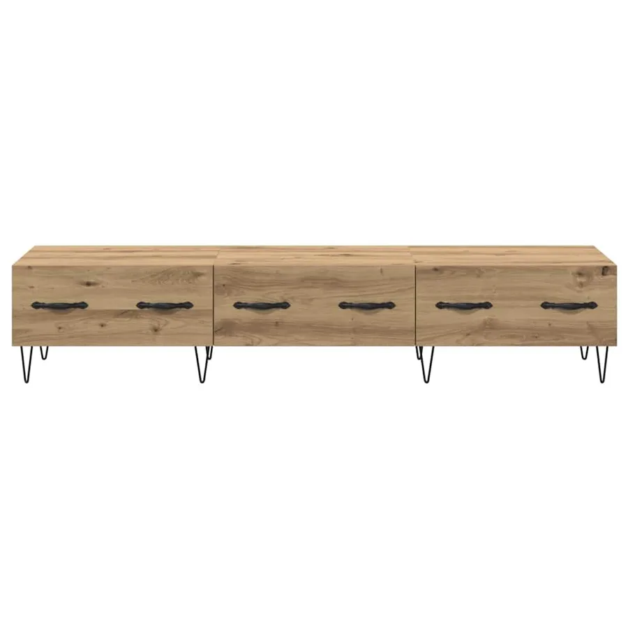 Meuble TV 150 x 36 x 30 cm chêne artisanal Bois d'ingénierie - 6