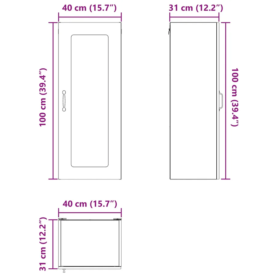 Panneau de lave-vaisselle Kalmar Blanc 40 x 31 x 100 cm - 13