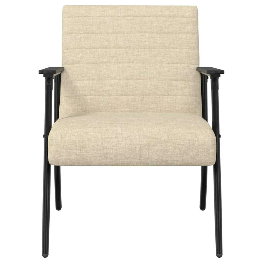 fauteuil Crème 59 x 75 x 78 cm tissu - 4