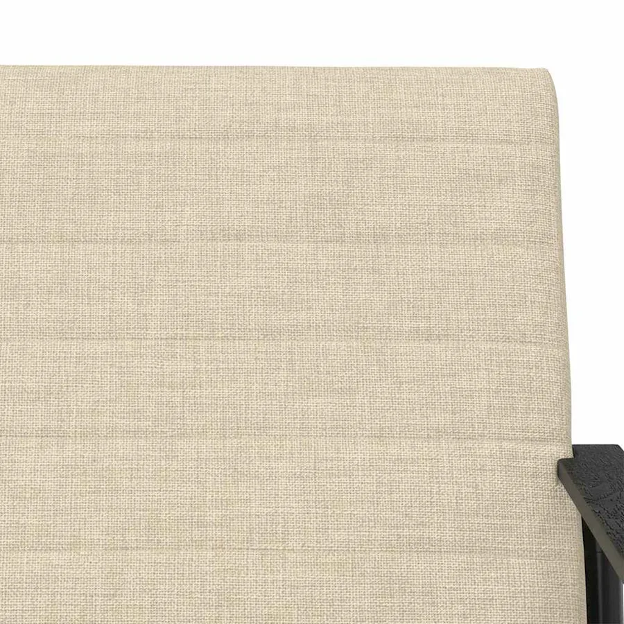 fauteuil Crème 59 x 75 x 78 cm tissu - 7