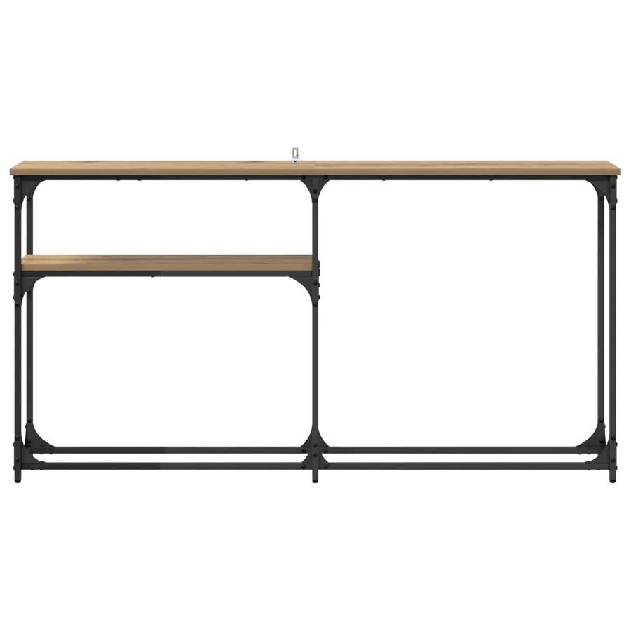 TableConsole Chêne artisanal 145 x 22,5 x 75 cm - 5