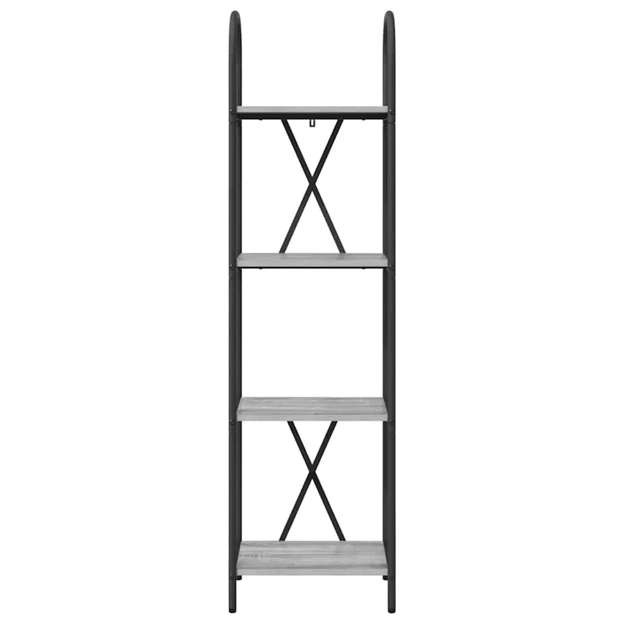 Étagère Gris Sonoma 40 x 30 x 146 cm Bois d'ingénierie - 5