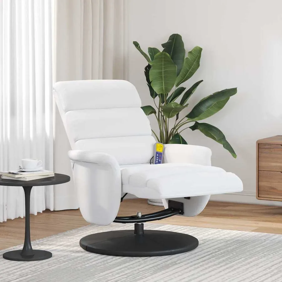 Fauteuil inclinable Blanc PU