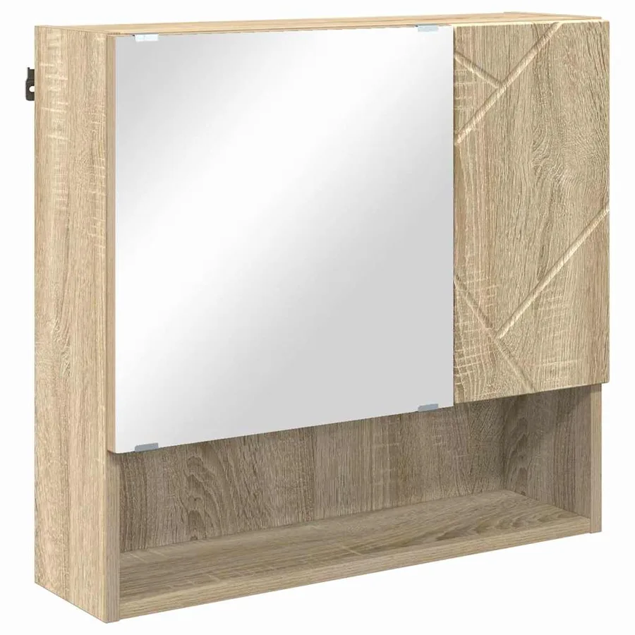 Ensemble de mobilier de salle de bain 5 pcs Chêne Sonoma - 6