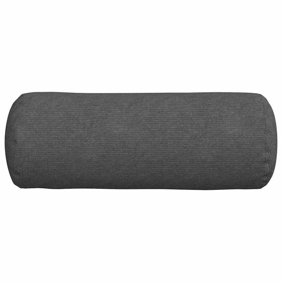 Coussins d'accent 2 pcs Gris foncé Ø 25 x 70 cm - 6