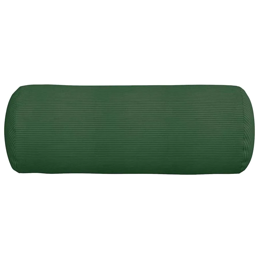 Coussins d'accent 2 pcs Vert foncé Ø 25 x 70 cm - 6