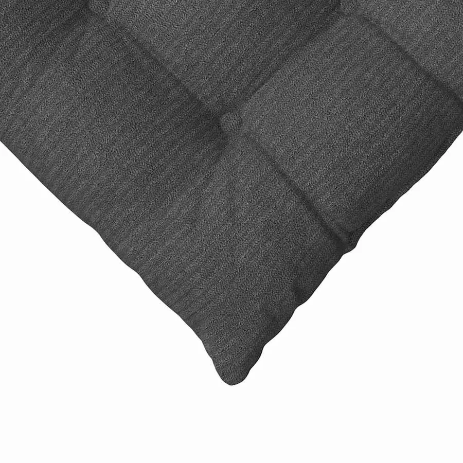 Coussins de siège 4 pcs Gris foncé 40 x 40 x 6 cm - 9