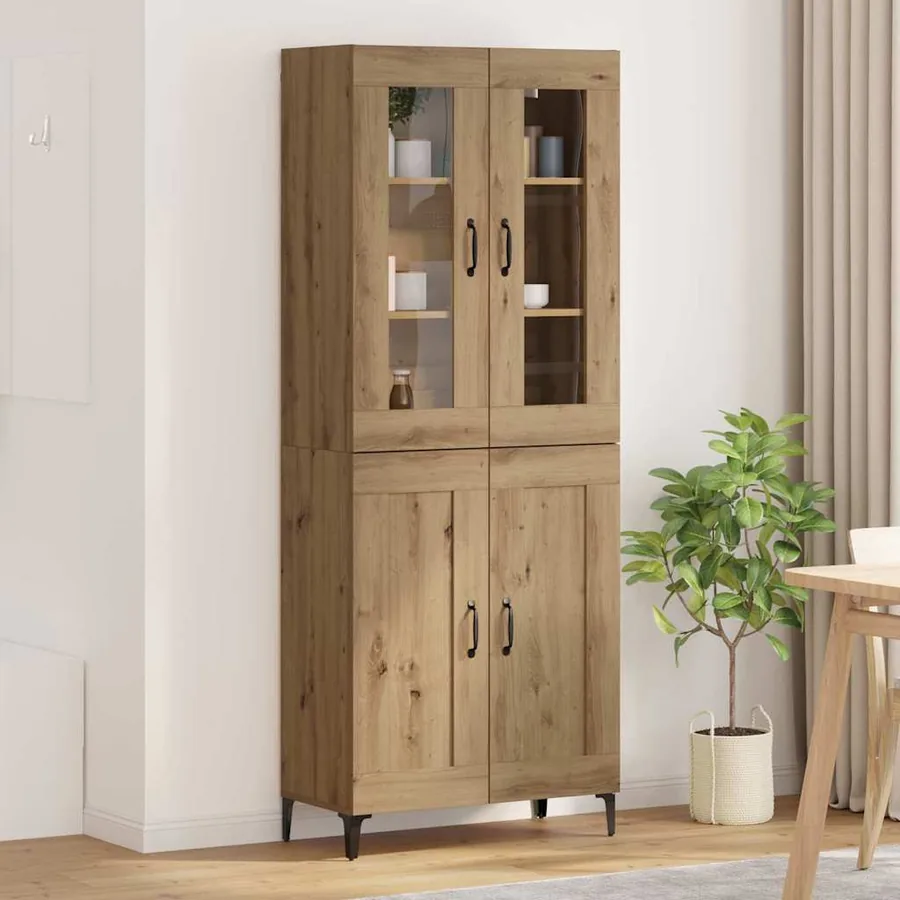 Haut Armoire Chêne artisanal 69,5 x 34 x 180 cm