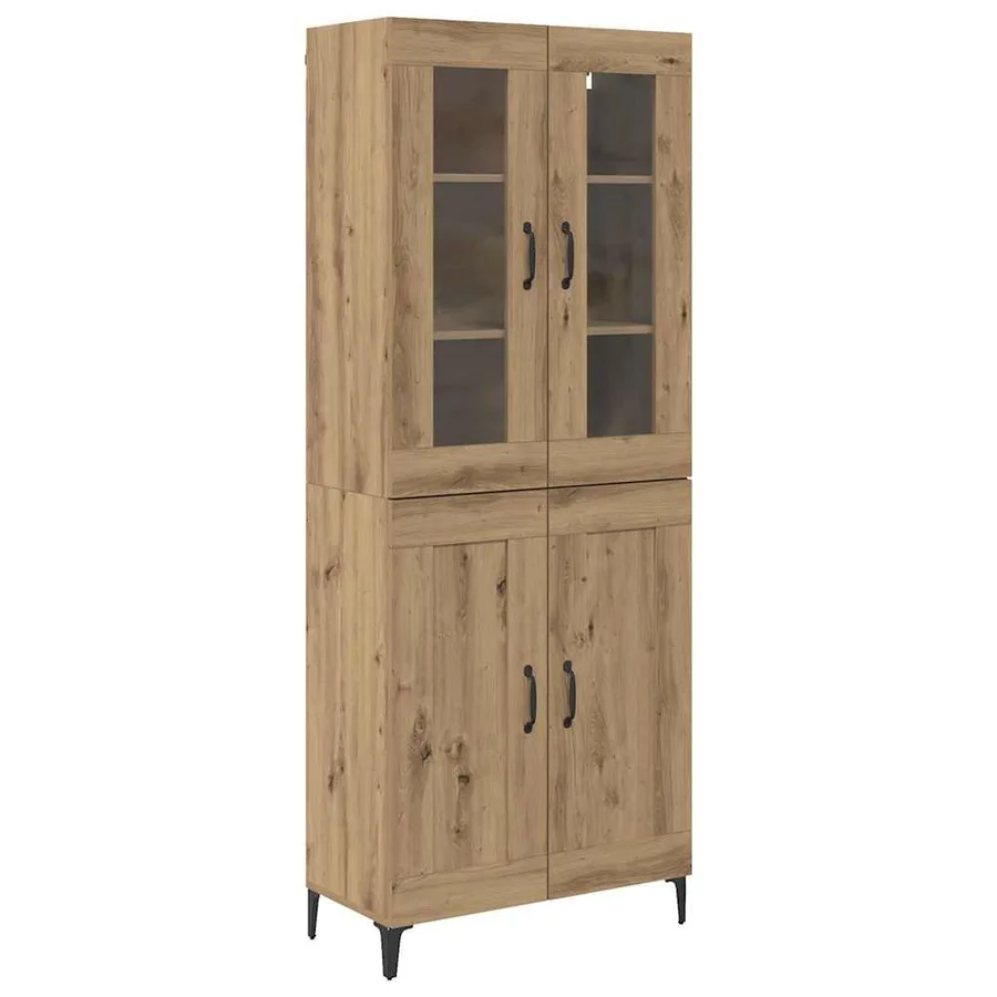 Haut Armoire Chêne artisanal 69,5 x 34 x 180 cm - 2