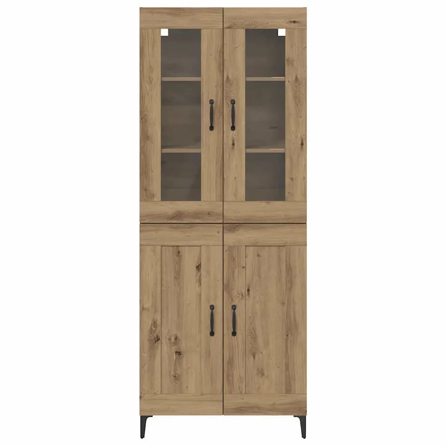 Haut Armoire Chêne artisanal 69,5 x 34 x 180 cm - 6