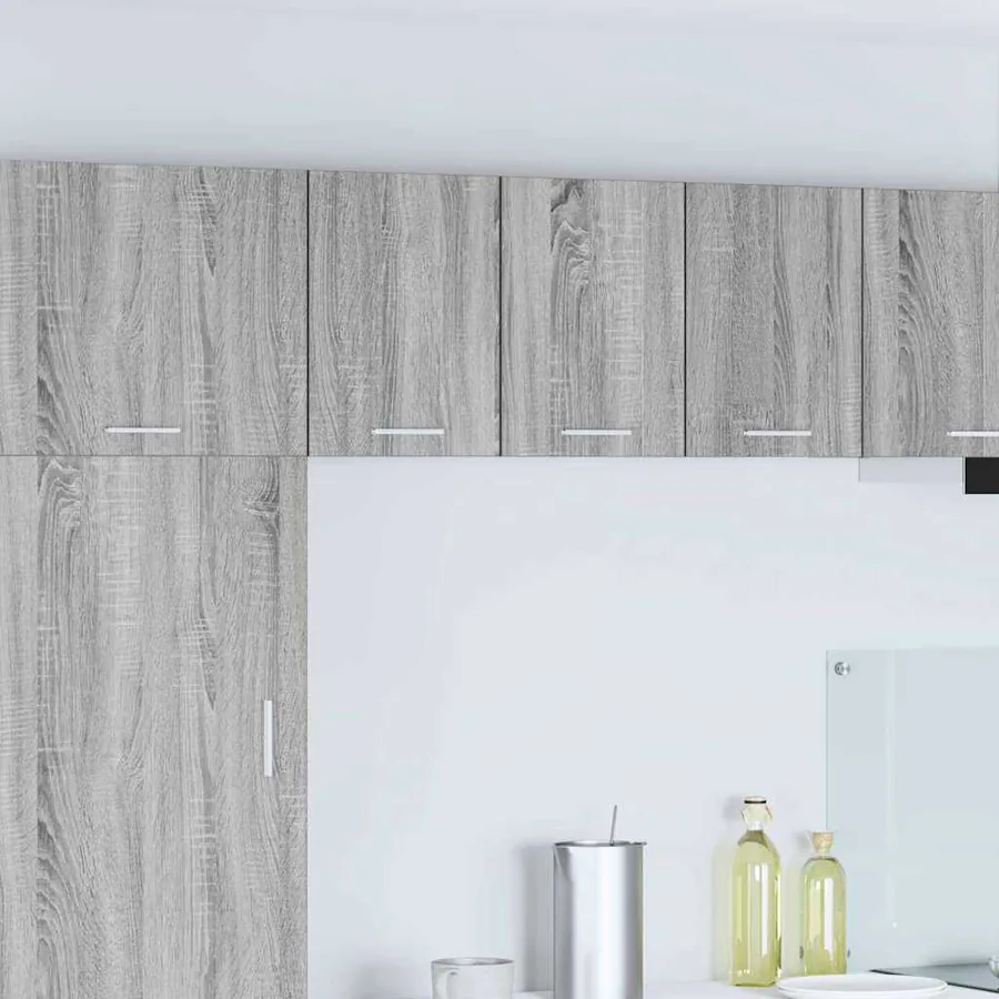 Armoire suspendue Gris Sonoma et Blanc 30 x 31 x 40 cm