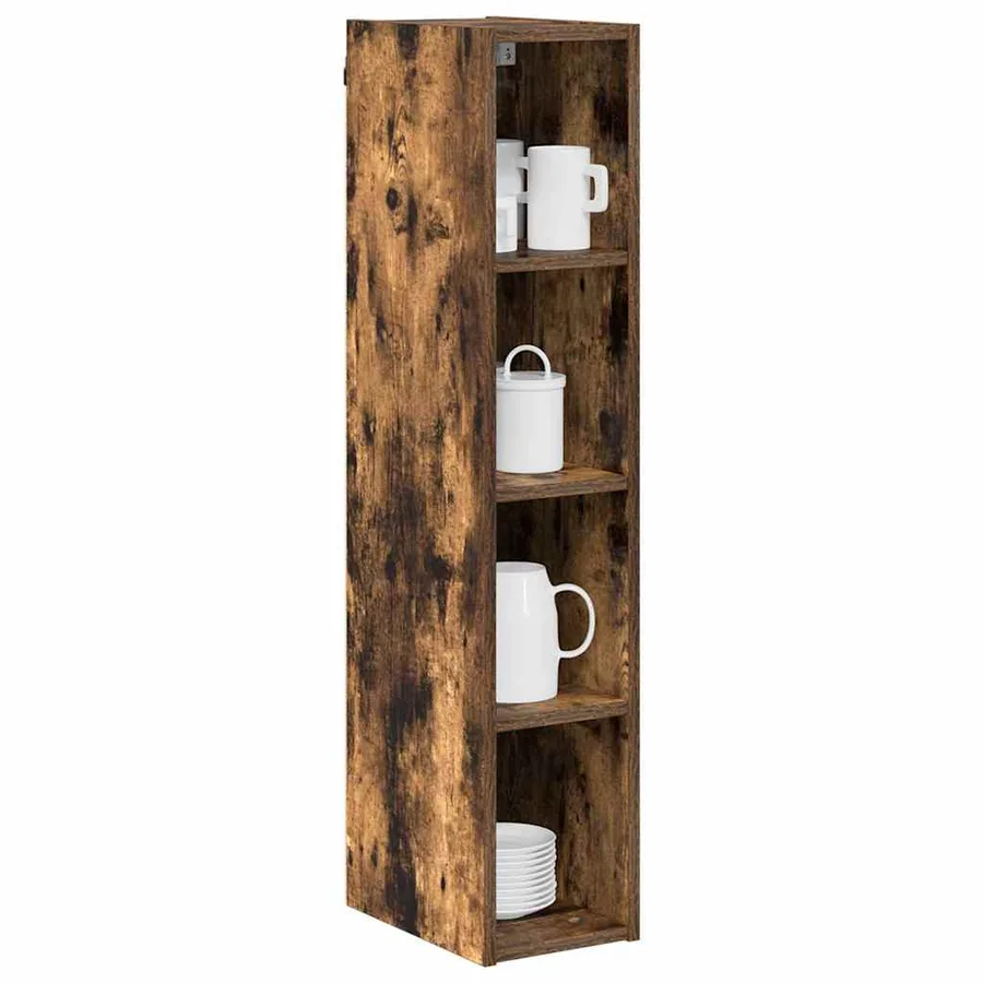 Armoire suspendue avec stockage Chêne fumé 20 x 29,5 x 100 cm - 3