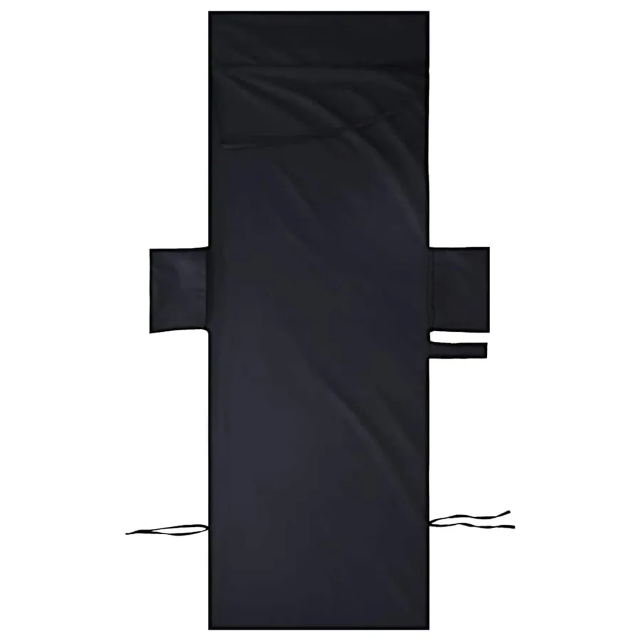 Serviettes de Transat 2 pcs Noir 210 x 75 cm - 4