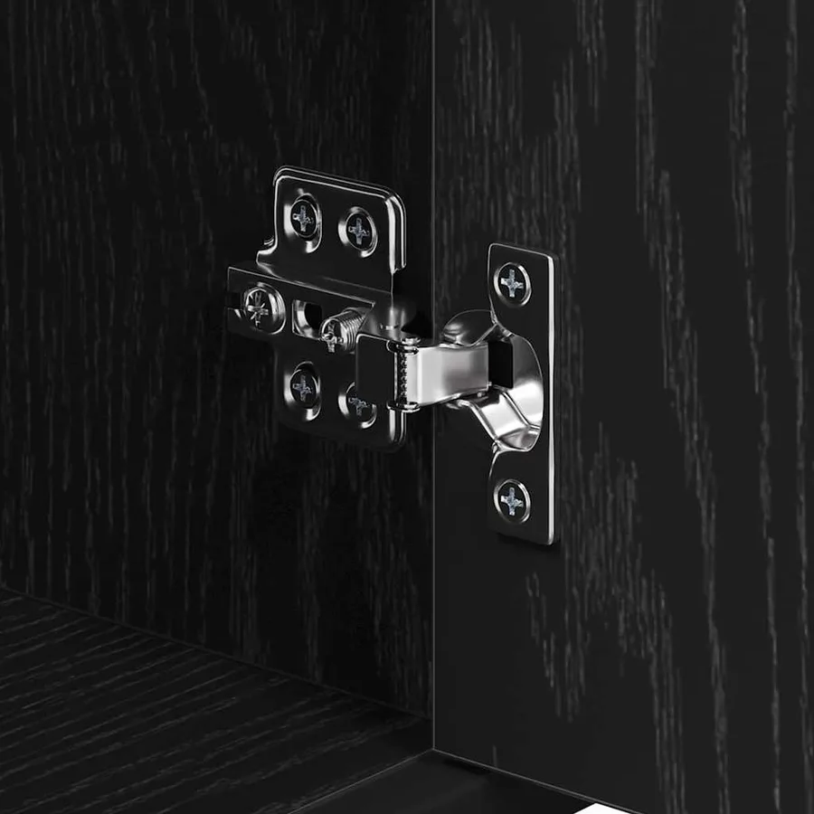 Ensemble de mobilier de salle de bain 3 pcs Chêne noir - 11