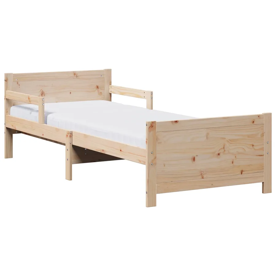 Cadre de lit avec matelas extensible Marron 80 x 200 cm - 2