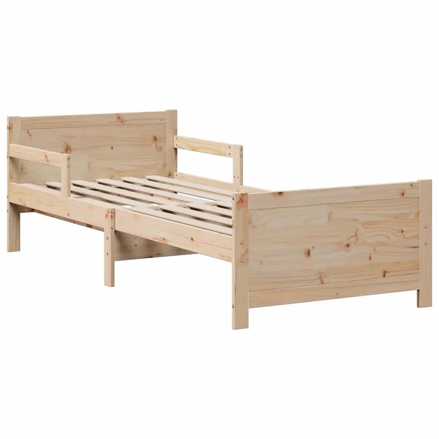 Cadre de lit avec matelas extensible Marron 80 x 200 cm - 6
