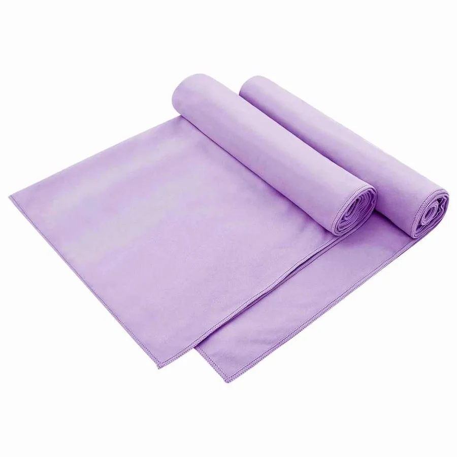 Serviettes de chaise d'extérieur 2 pcs Violet 130 x 60 cm - 2