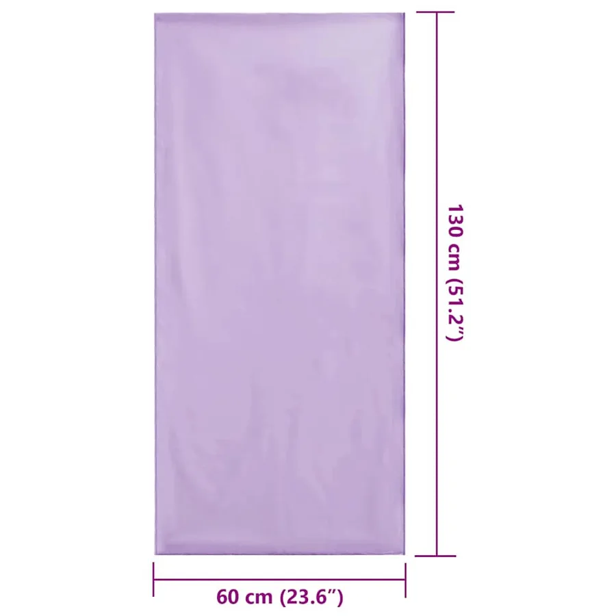 Serviettes de chaise d'extérieur 2 pcs Violet 130 x 60 cm - 9