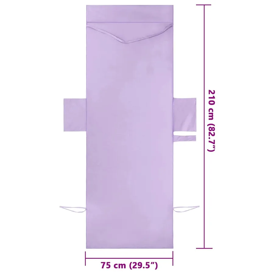 Serviettes de Transat 2 pcs Violet 210 x 75 cm - 10