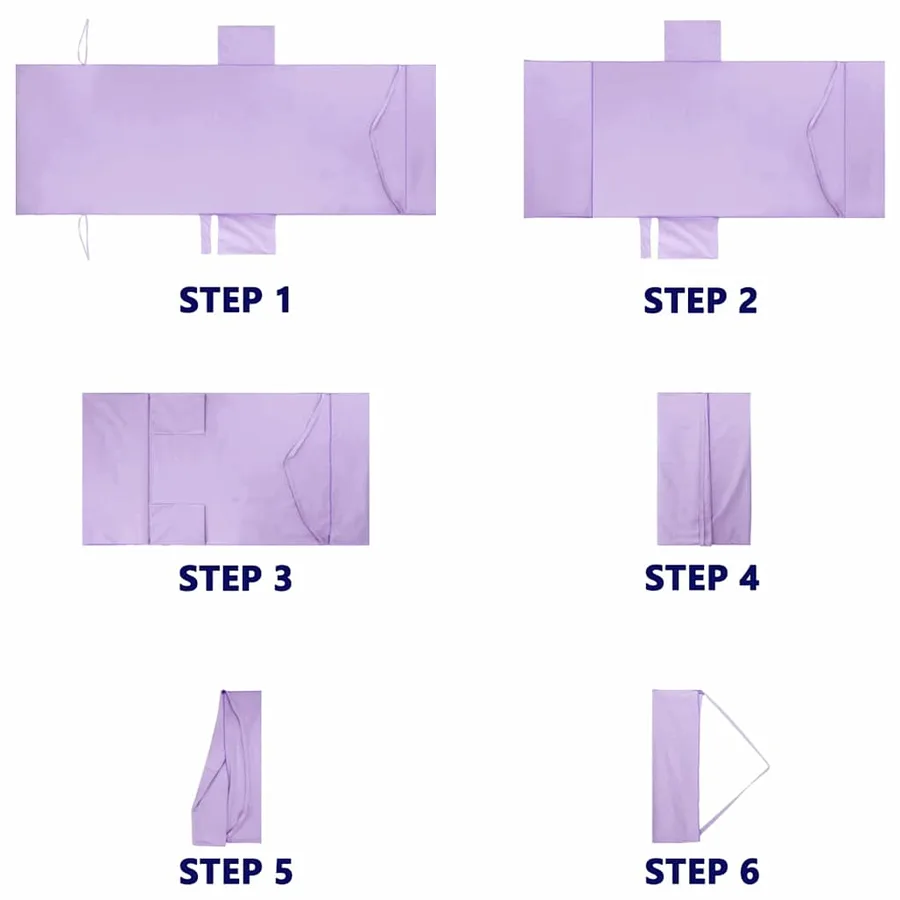 Serviettes de Transat 2 pcs Violet 210 x 75 cm - 12