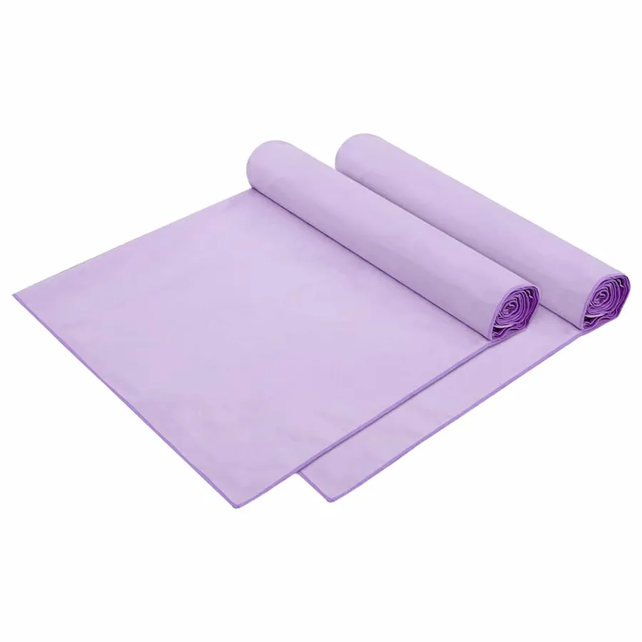 Serviettes de Transat 2 pcs Violet 210 x 75 cm - 2
