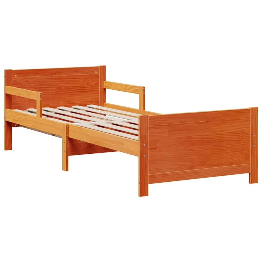 Cadre de lit avec matelas extensible Marron 80 x 200 cm - 6