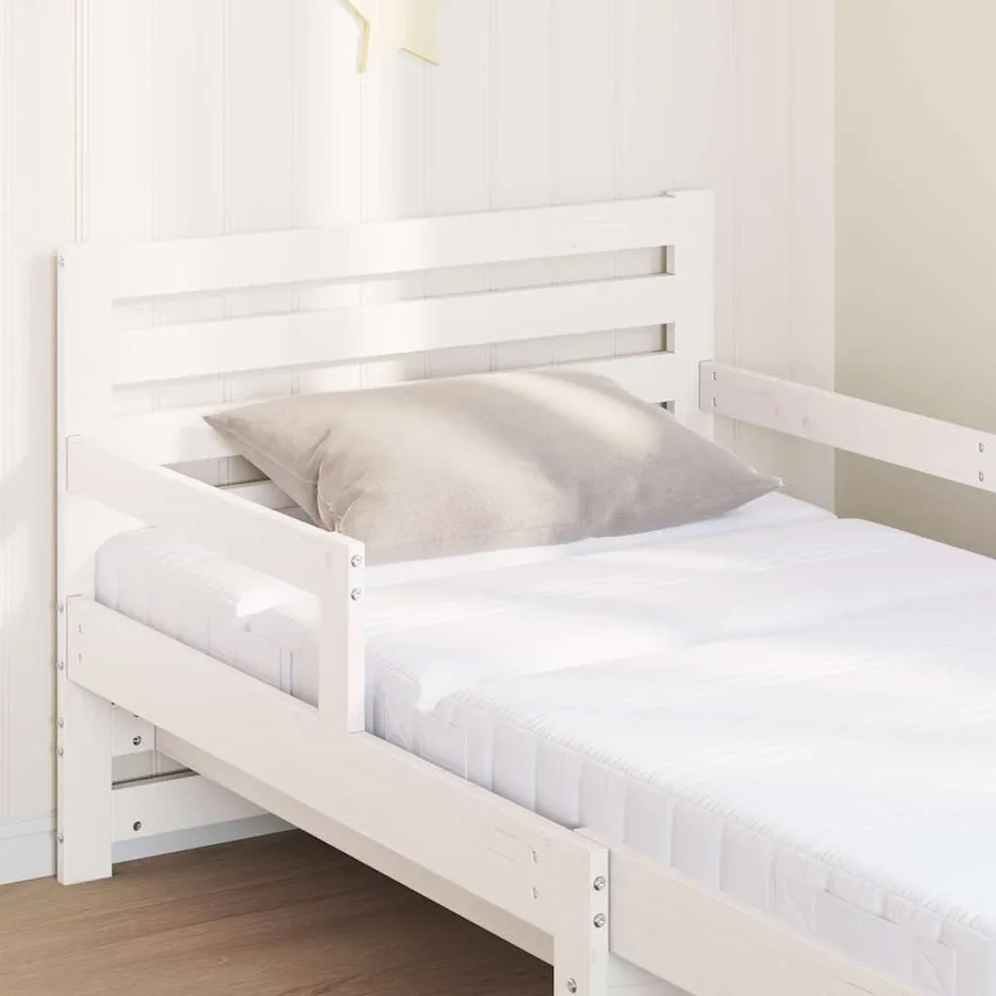 Cadre de lit avec matelas extensible Blanc 80 x 200 cm - 4