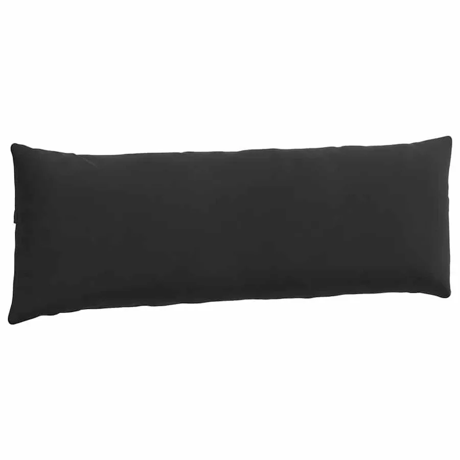 Coussins de canapé 2 pcs Noir 120 x 40 cm - 5