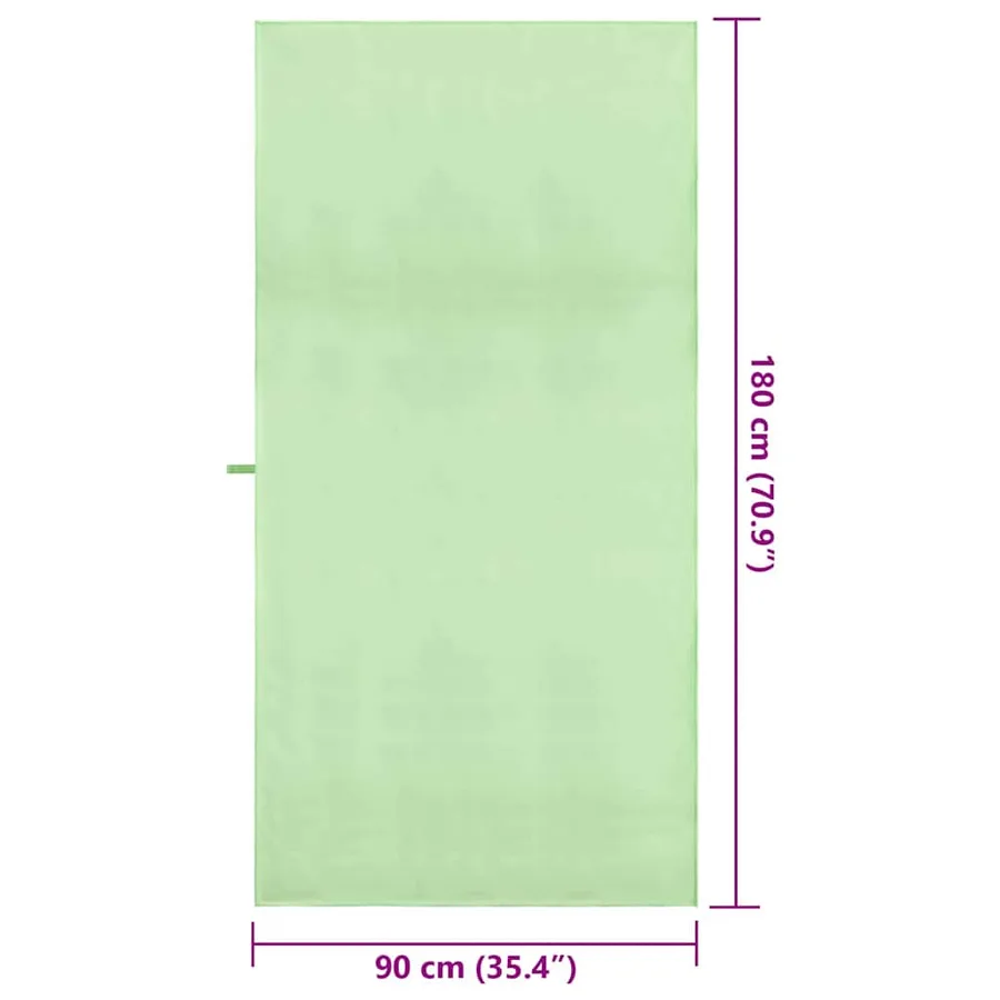 Serviettes de sport 2 pcs Vert 180 x 90 cm - 8