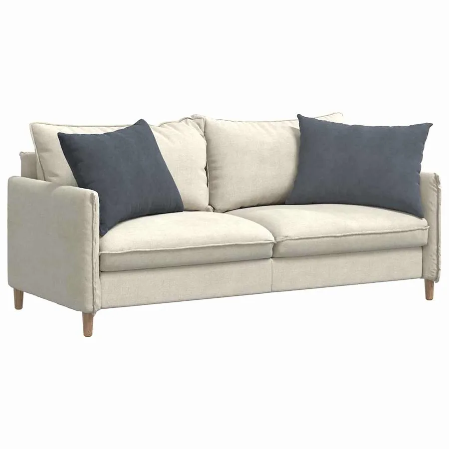 Coussins de canapé 2 pcs Gris foncé 70 x 50 cm - 3