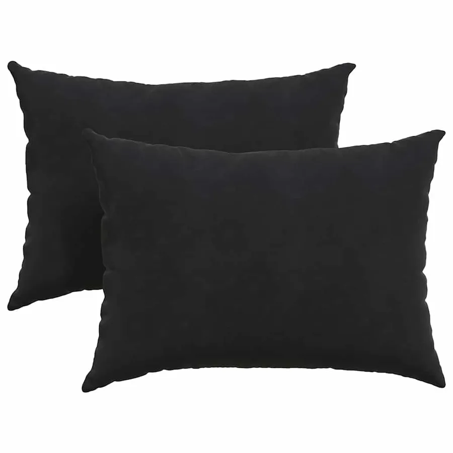 Coussins de canapé 2 pcs Noir 70 x 50 cm - 2
