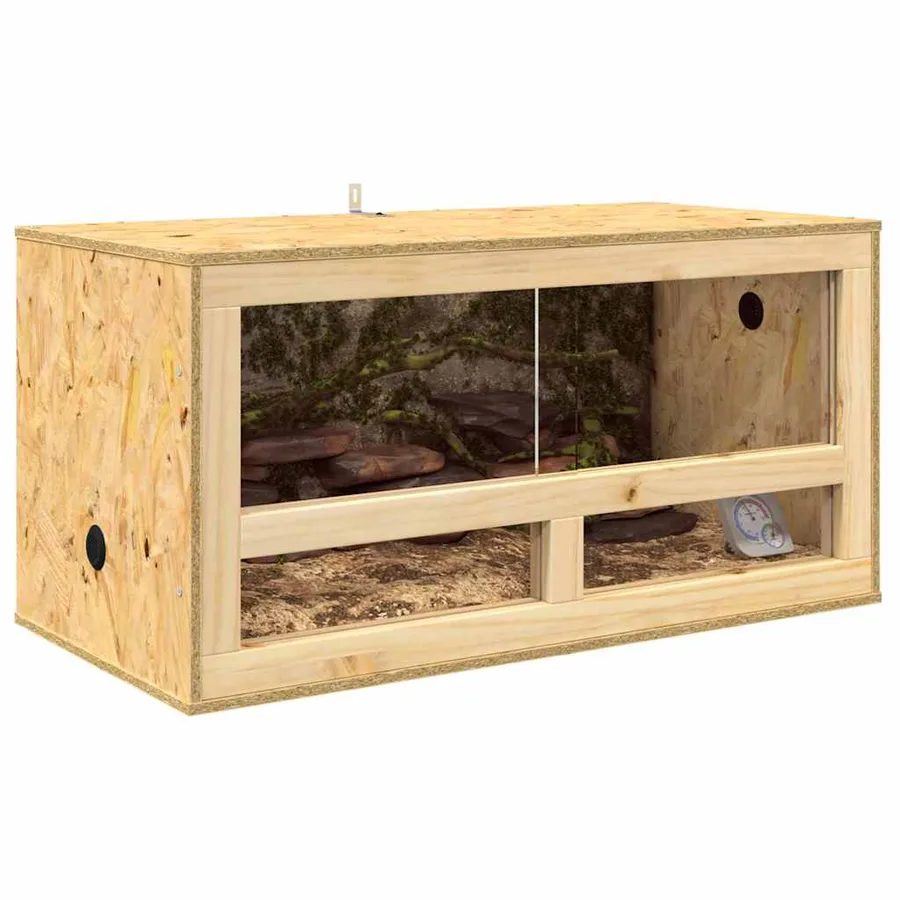 Terrarium Marron 80 x 40 x 40 cm OSB - 3