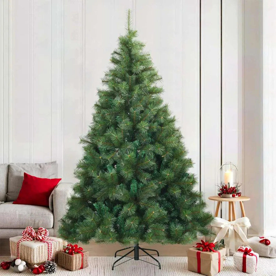 Sapin de Noël Artificiel à Branches Articulées Vert 210 cm