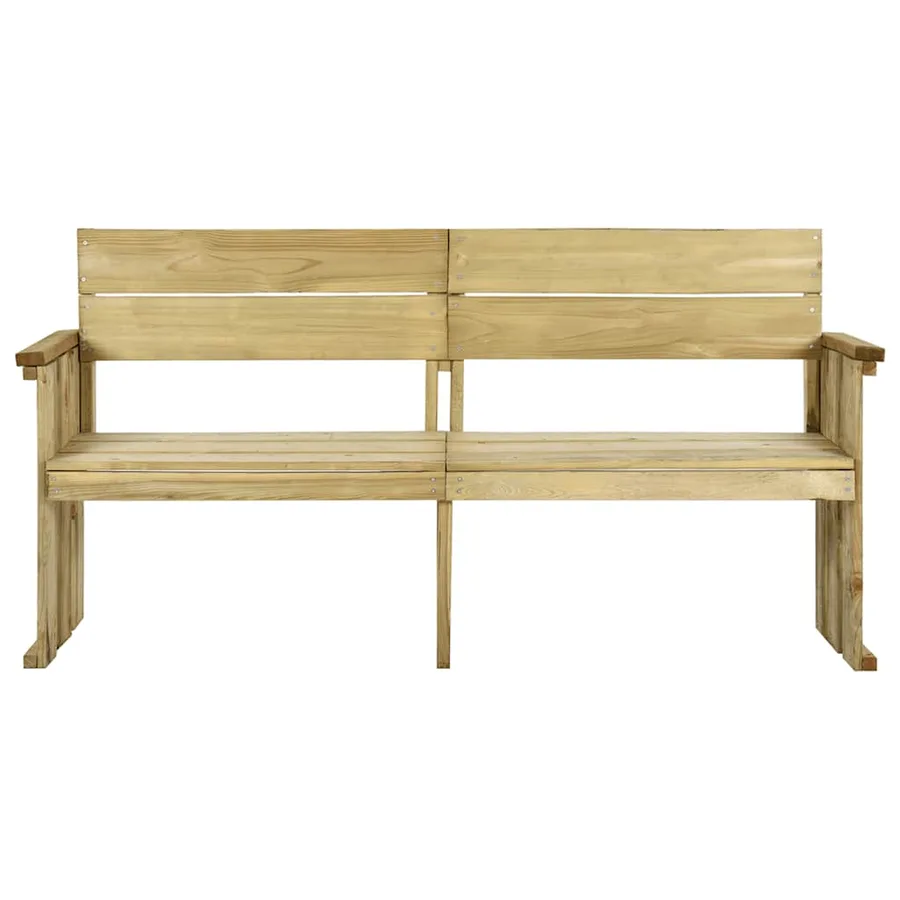 Banc de jardin 172 cm bois de pin imprégné - 2