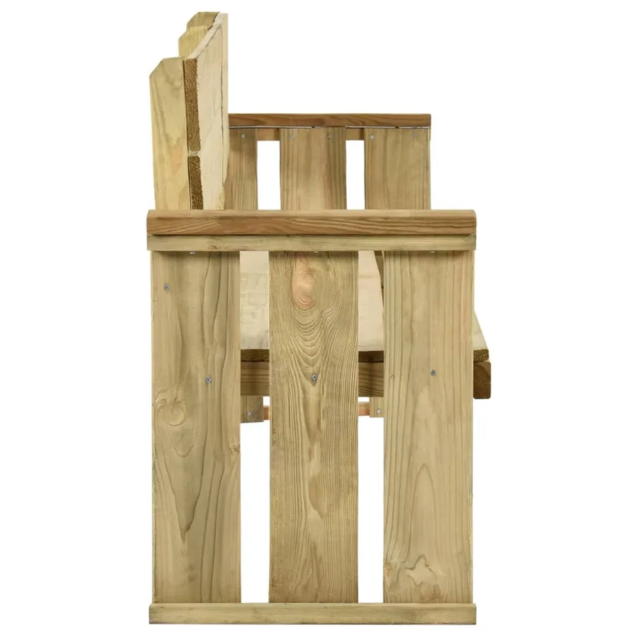 Banc de jardin 172 cm bois de pin imprégné - 3
