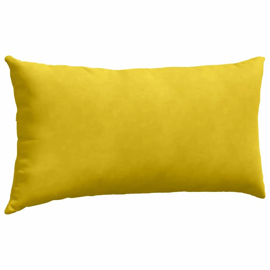 Coussins de canapé 2 pcs Jaune 80 x 40 cm - 5