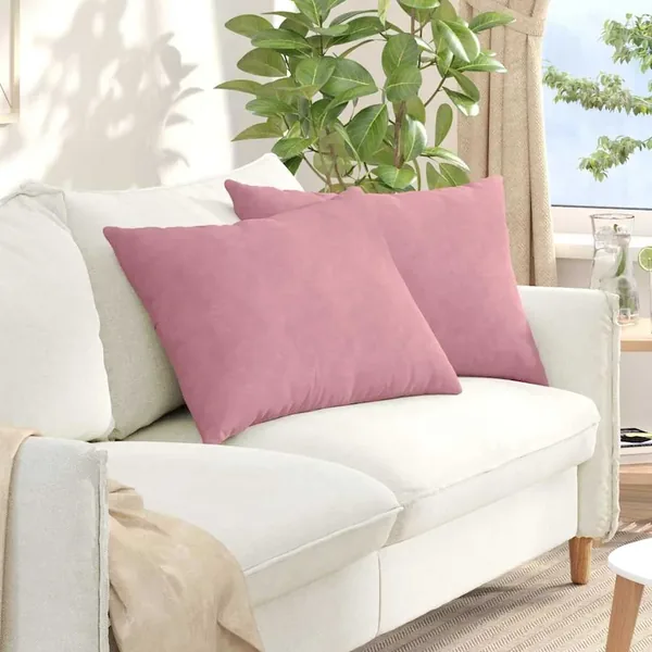 Coussins de canapé 2 pcs Rose 70 x 50 cm