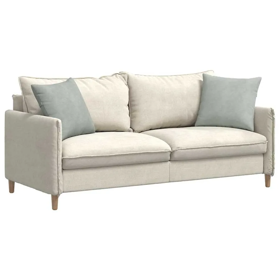 Coussins de canapé 2 pcs Gris clair 45 x 45 cm - 3