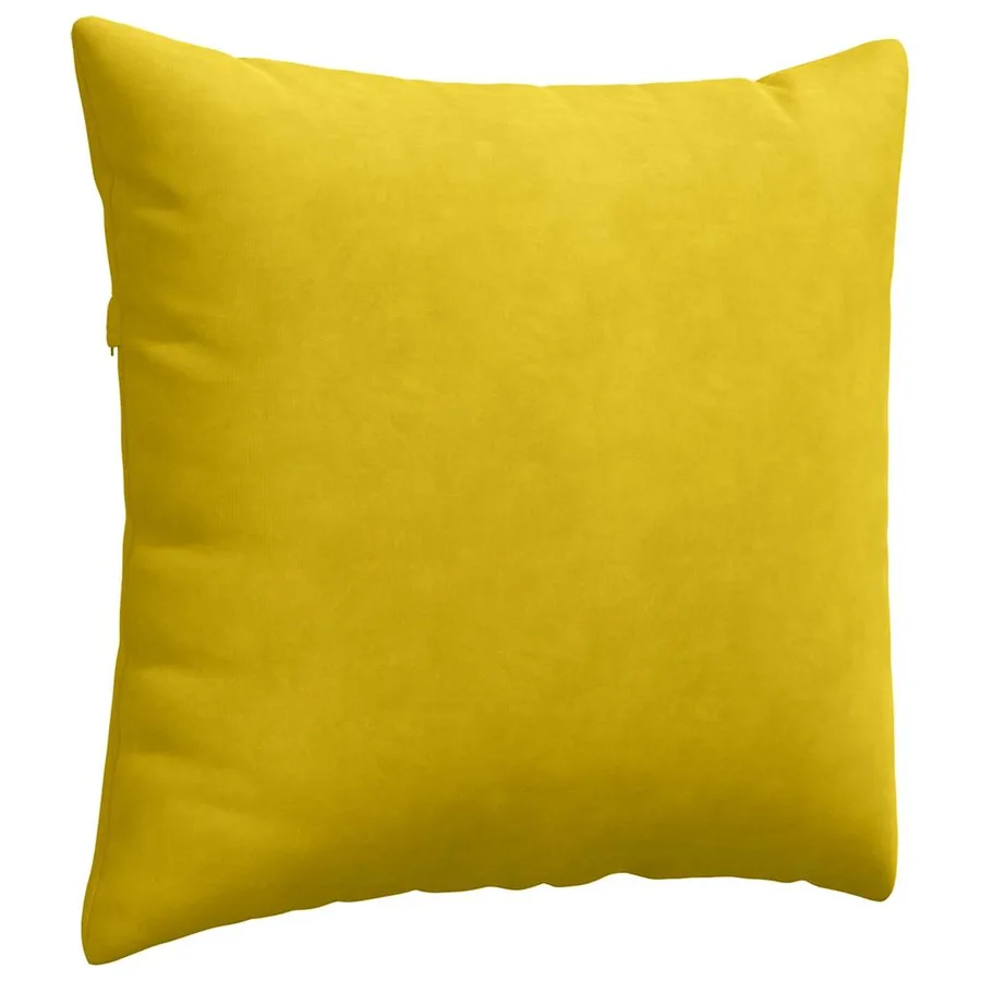 Coussins de canapé 2 pcs Jaune 45 x 45 cm - 5