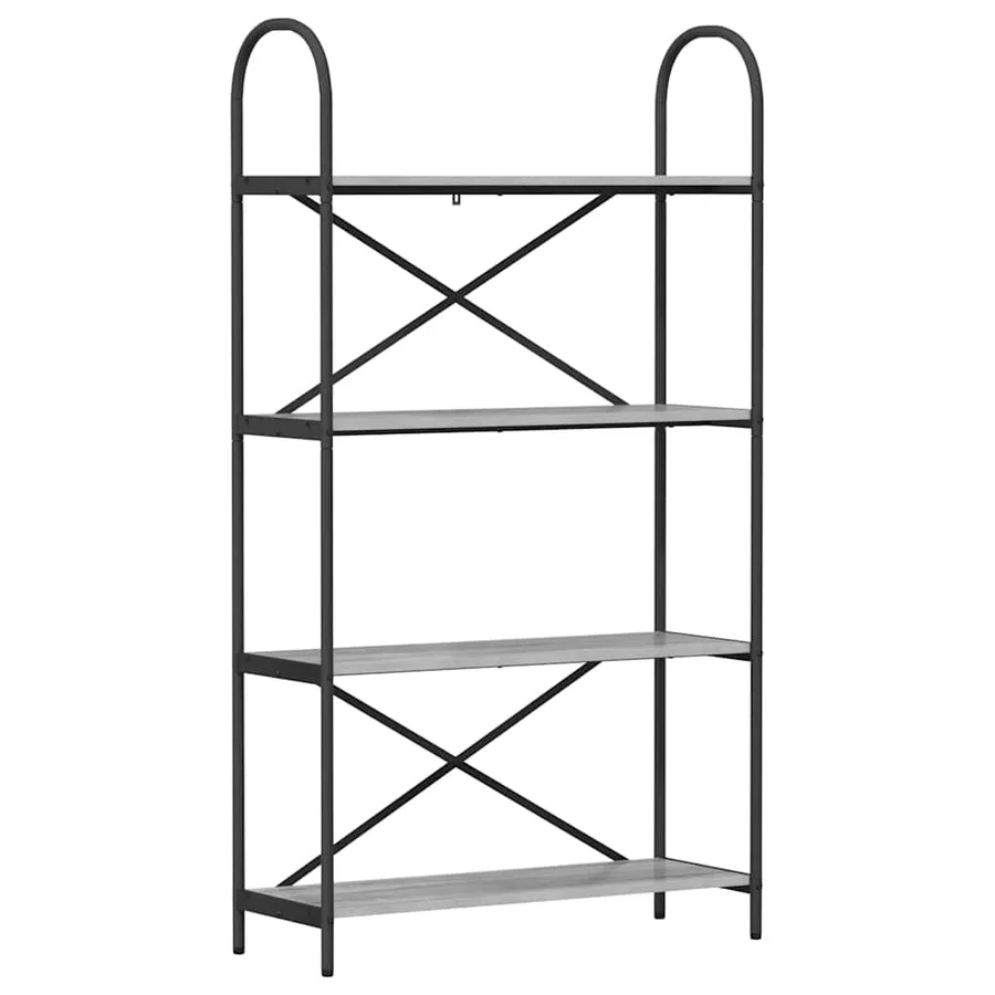 Étagère Gris Sonoma 80 x 30 x 146 cm Bois d'ingénierie - 2