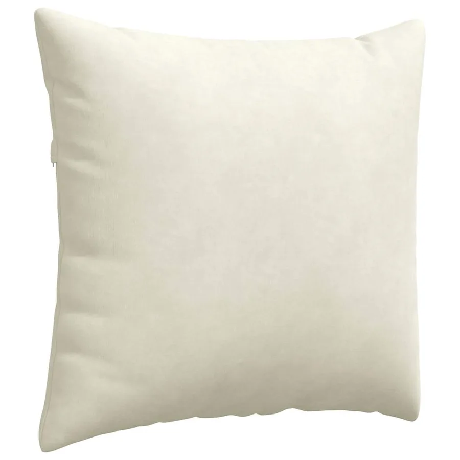 Coussins de canapé 2 pcs Crème 50 x 50 cm - 5