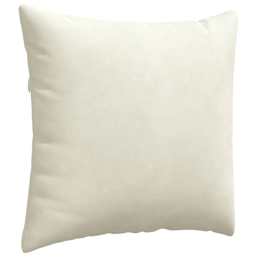 Coussins de canapé 2 pcs Crème 45 x 45 cm - 5