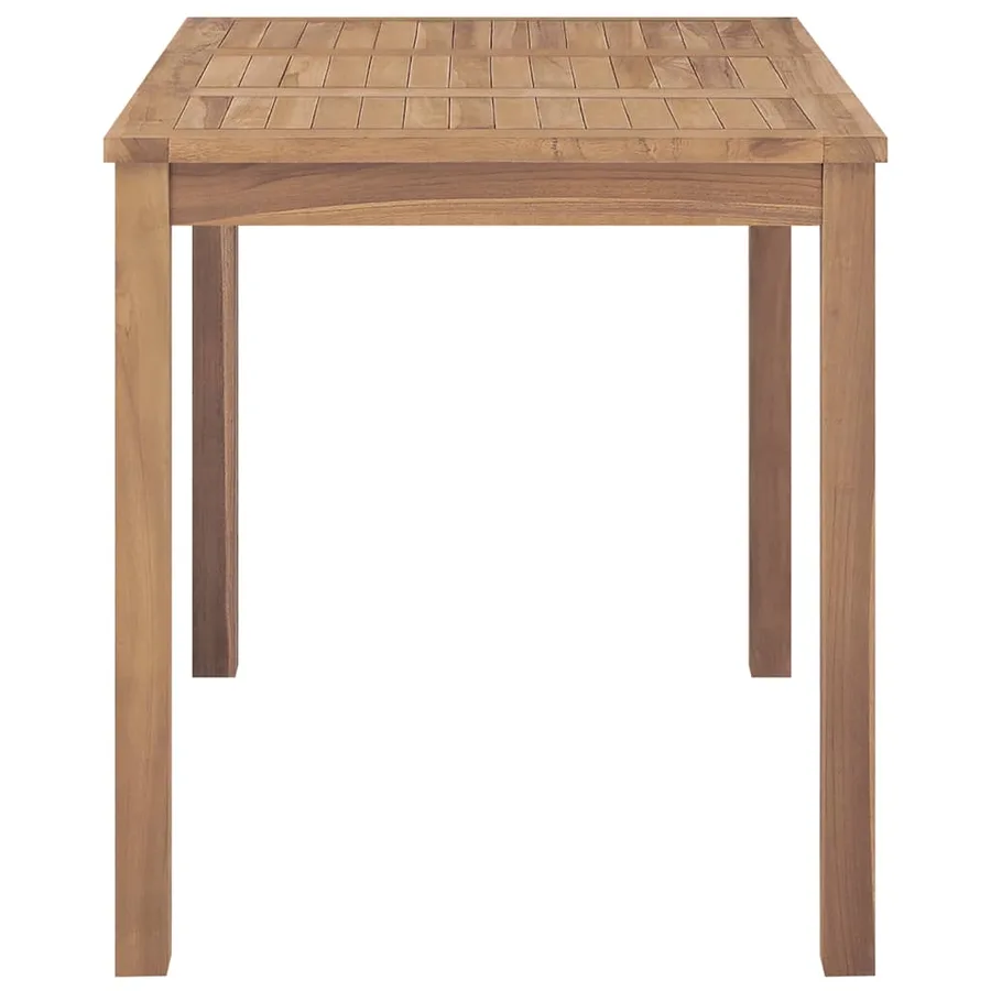Table à dîner de jardin 120x70x77 cm Bois de teck solide - 3
