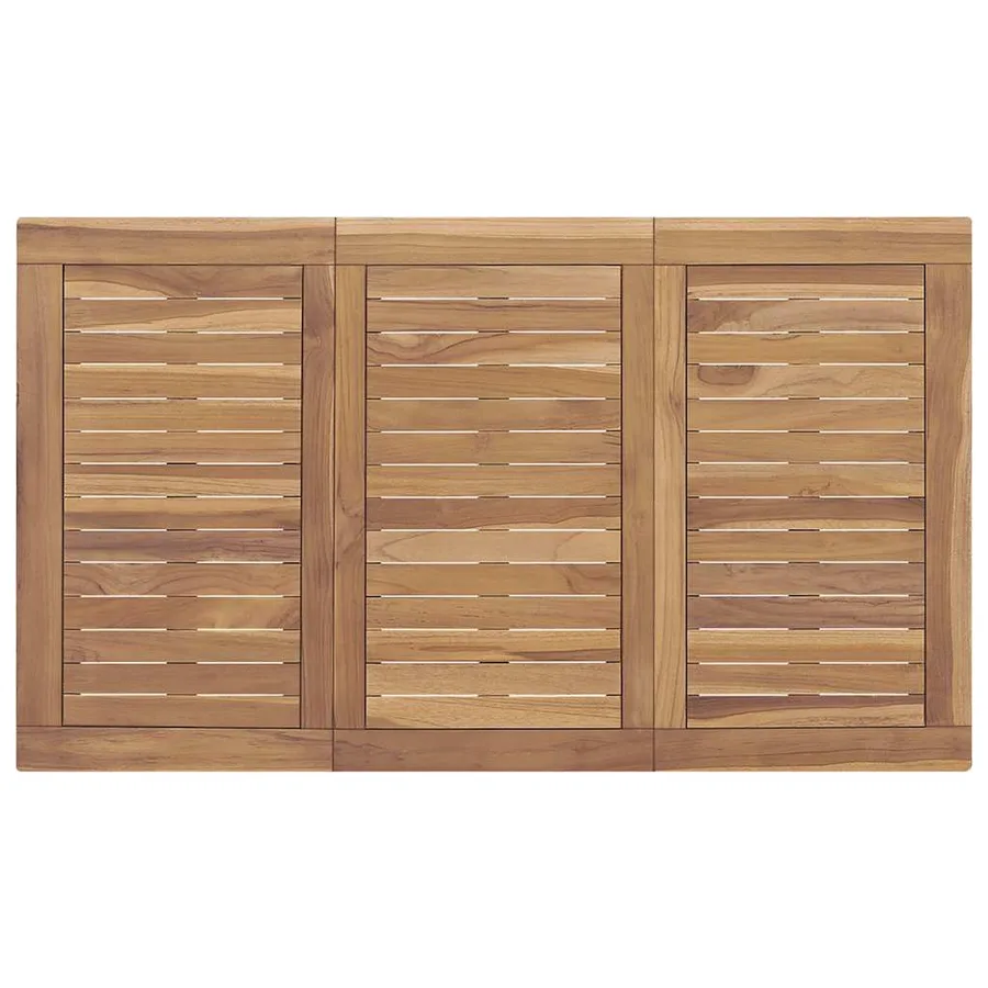 Table à dîner de jardin 120x70x77 cm Bois de teck solide - 4
