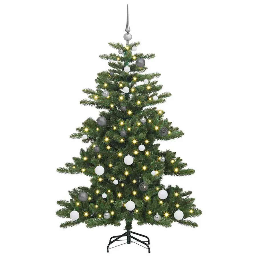 Sapin de Noël Artificiel à Branches Articulées Vert 150 cm - 3