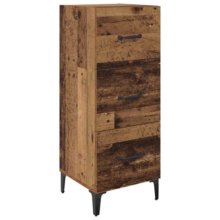 Buffet Bois Ancien 34,5 x 34 x 90 cm Bois d'ingénierie - 2